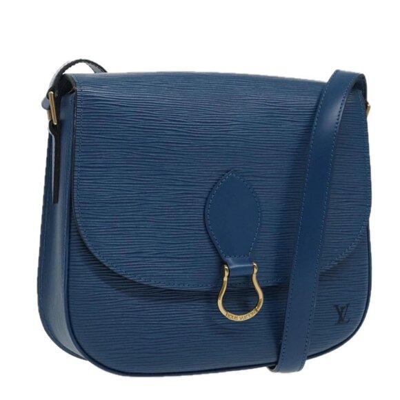 LOUIS VUITTON Epi Saint Cloud GM Shoulder Bag Toledo Blue - Picture 1 of 16